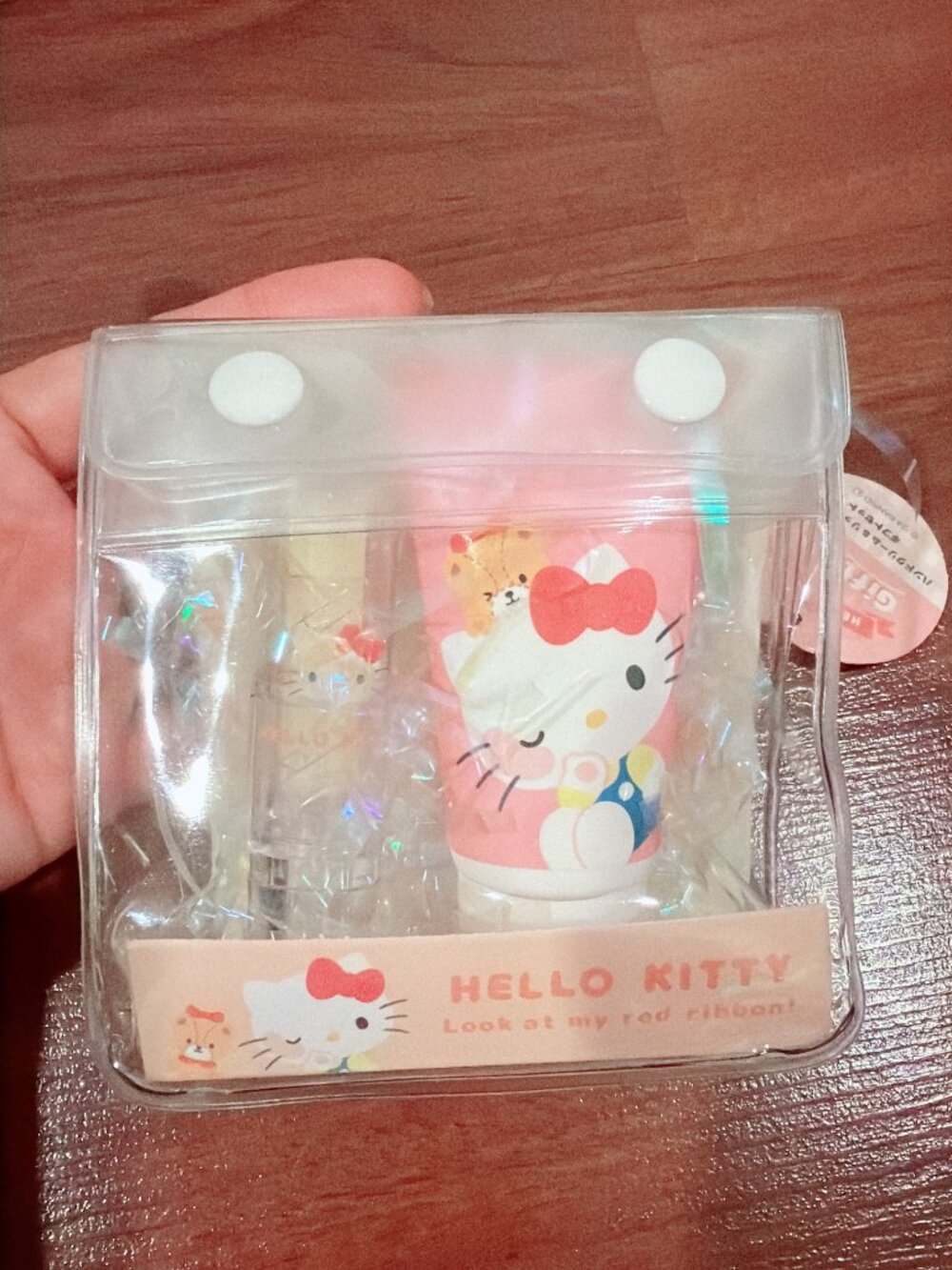 NEW Sanrio Japan Hello Kitty Gift Set! Milk Hand Cream & Lemon Lip Balm